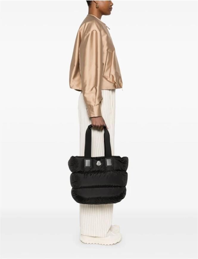 Moncler Zwarte tassen met handvat en stijl Black Dames