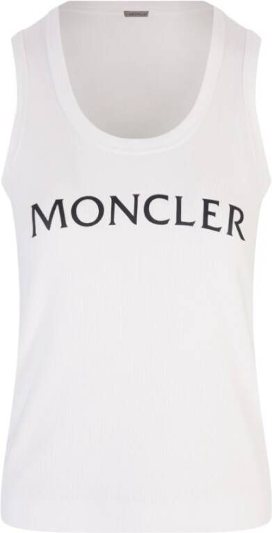 Moncler Mouwloos topje Wit Dames