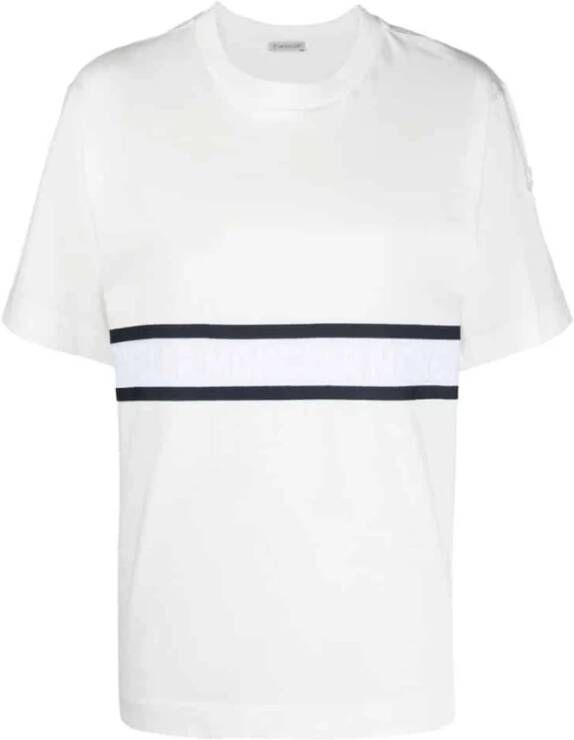 Moncler Oversize T-shirt voor vrouwen White Dames