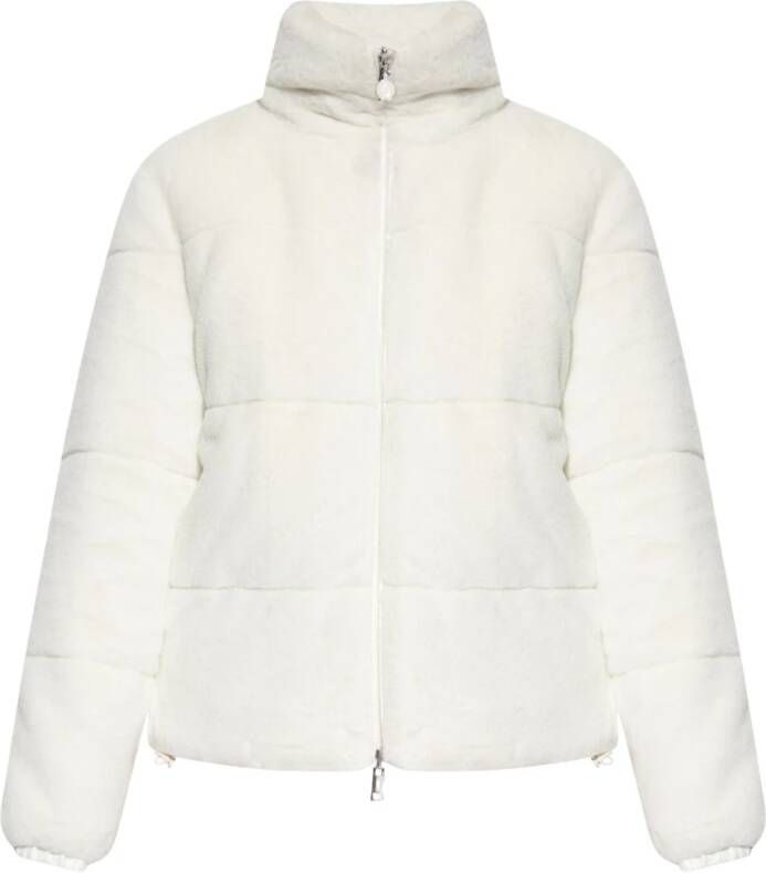 Moncler Pluvier omkeerbare donsjas Wit Dames