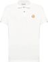 Moncler Polo shirt met logo White Heren - Thumbnail 1