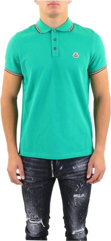 Moncler Slim Fit Polo Green Heren