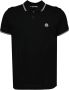 Moncler Klassieke Logo Polo Shirt Black Heren - Thumbnail 1