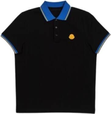 Moncler Poloshirt Zwart Heren