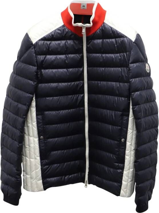 Moncler Pre-owned Down Jackets Blauw Heren