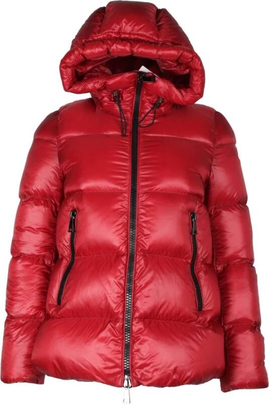 Moncler Pre-owned Down Jackets Rood Dames