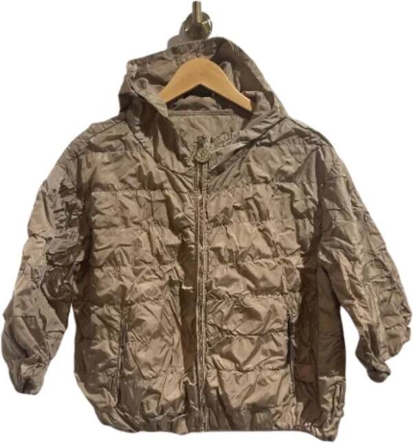 Moncler Pre-owned Fabric outerwear Beige Dames