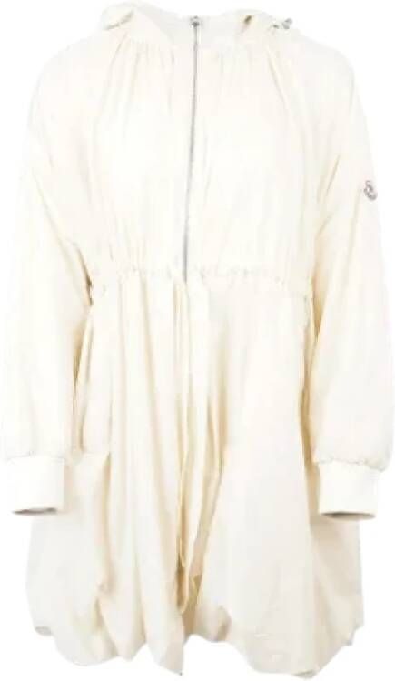 Moncler Pre-owned Fabric outerwear Beige Dames