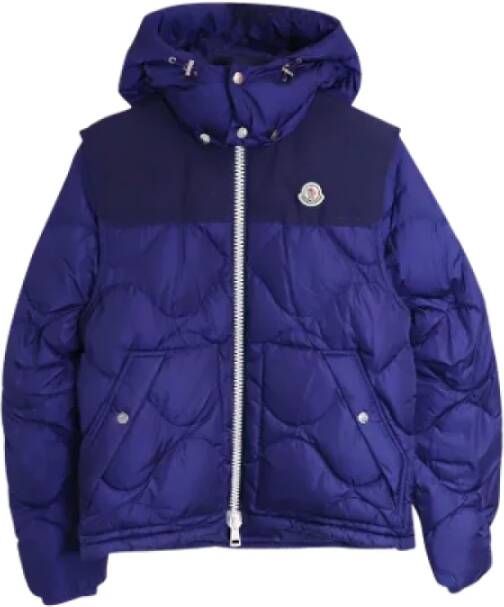 Moncler Pre-owned Fabric tops Blauw Dames