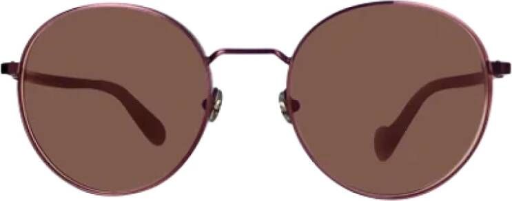 Moncler Pre-owned Metal sunglasses Roze Dames