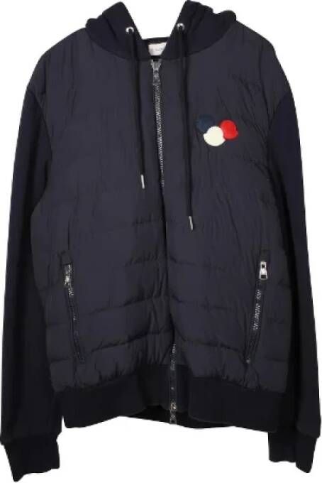 Moncler Pre-owned Nylon tops Blauw Dames