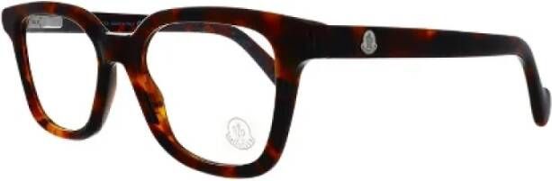 Moncler Pre-owned Plastic sunglasses Bruin Dames