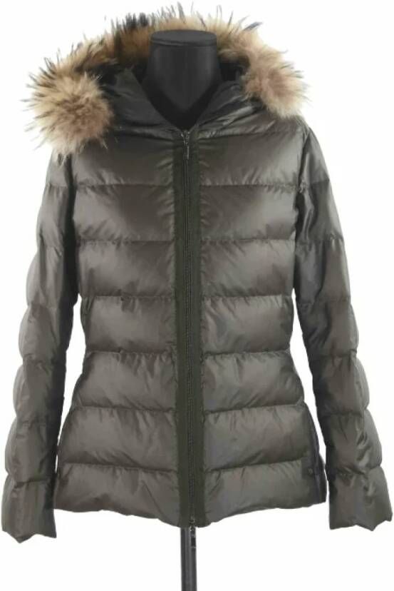 Moncler Pre-owned Polyester outerwear Bruin Dames