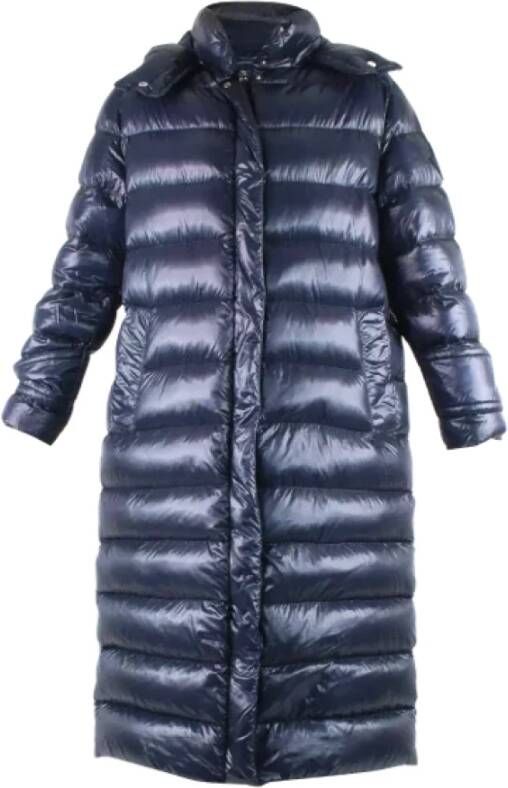 Moncler Pre-owned Pre-owned Fabric outerwear Blauw Dames