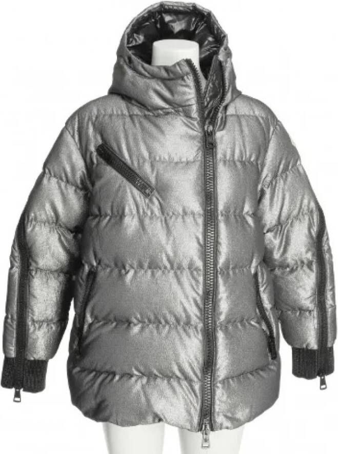 Moncler Pre-owned Fabric outerwear Grijs Dames