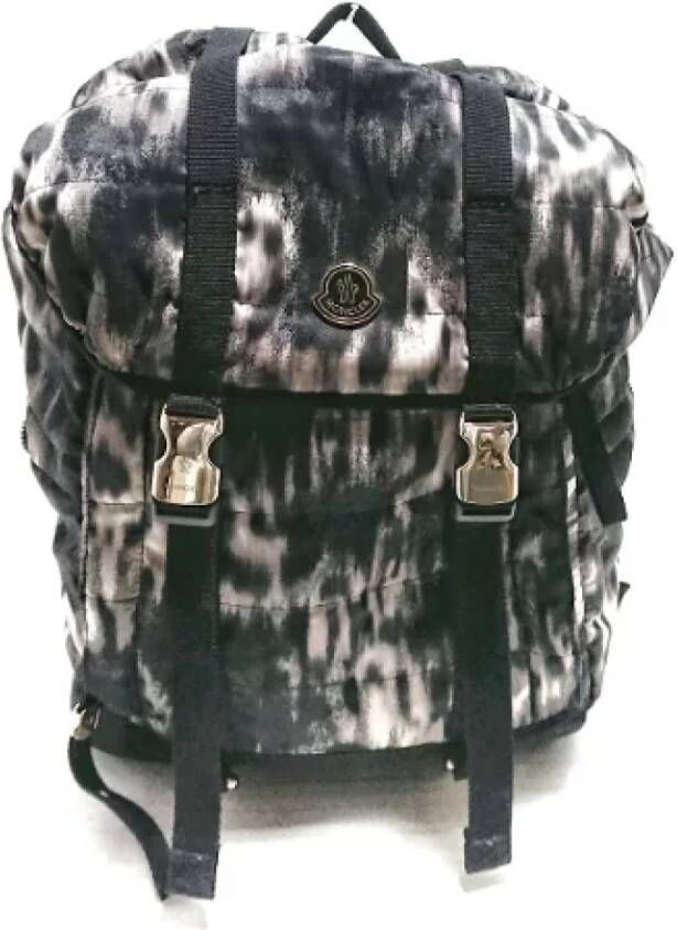 Moncler Pre-owned Nylon backpacks Zwart Dames