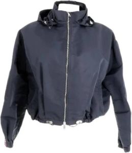 Moncler Pre-owned Pre-owned Polyester outerwear Blauw Dames
