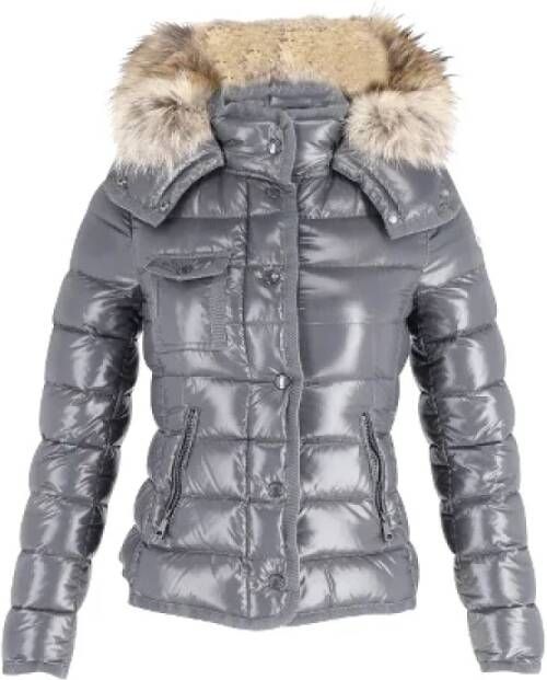 Moncler Pre-owned Polyester outerwear Grijs Dames