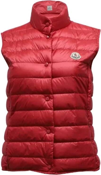 Moncler Pre-owned Polyester outerwear Rood Dames