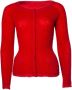 Moncler Pre-owned Wool tops Rood Dames - Thumbnail 1