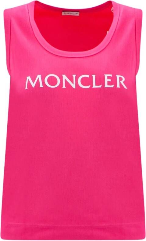 Moncler Sleeveless Tops Paars Dames