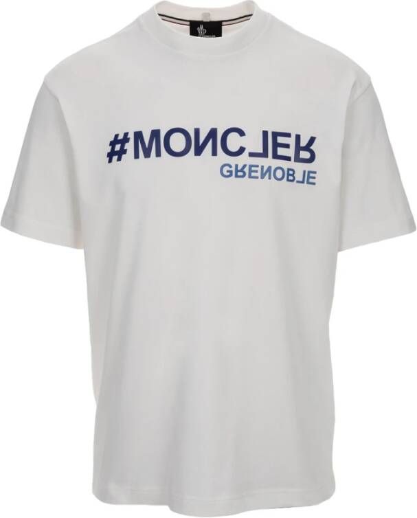 Moncler SS T-Shirt Klassieke Stijl White Heren