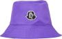 Moncler Stijlvolle Logo Patch Bucket Hat Purple Dames - Thumbnail 1