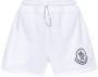 Moncler Stijlvolle Logo Shorts voor Vrouwen White Dames - Thumbnail 1