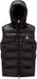 Moncler Glanzende Nylon Dons Gilet in Zwart Black Heren - Thumbnail 1