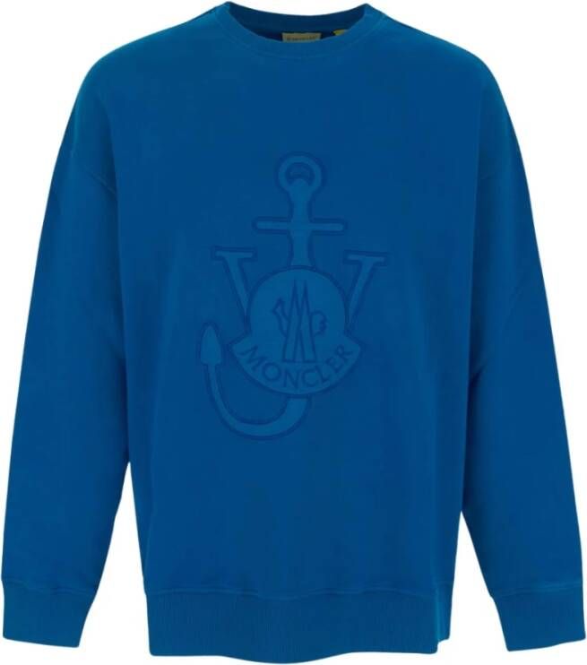 Moncler Sweatshirt Blauw Heren