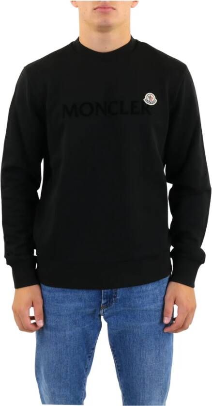 Moncler Sweatshirt Zwart Heren