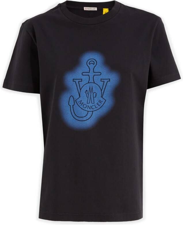 Moncler T-shirt Blauw Heren