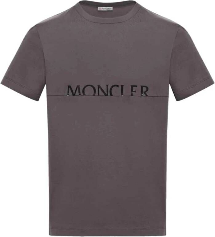 Moncler T-shirt Grijs Heren