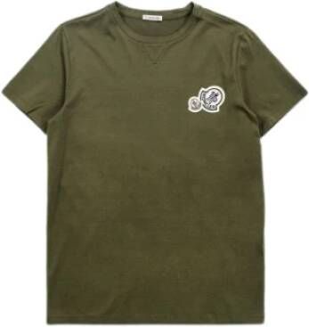 Moncler T-shirt Groen Heren