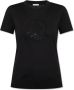 Moncler Katoenen T-shirt met Kristalversiering Zwart Dames - Thumbnail 1