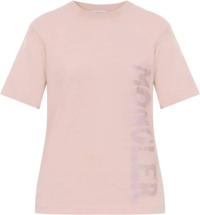 Moncler T-shirt Roze Dames