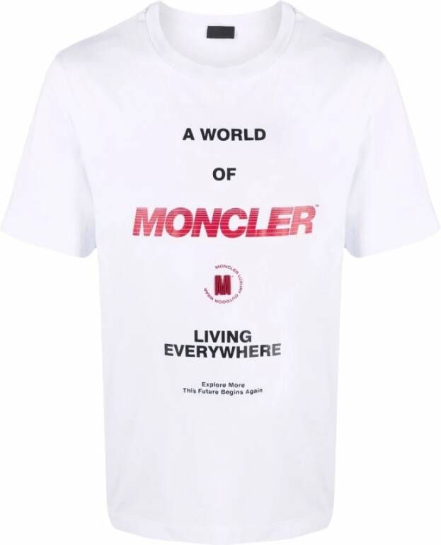 Moncler T-shirt Wit Heren
