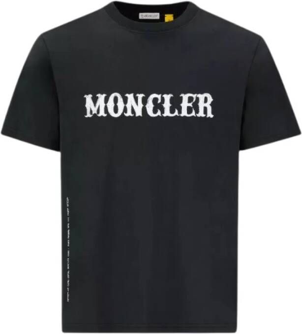Moncler T-shirt Zwart Heren