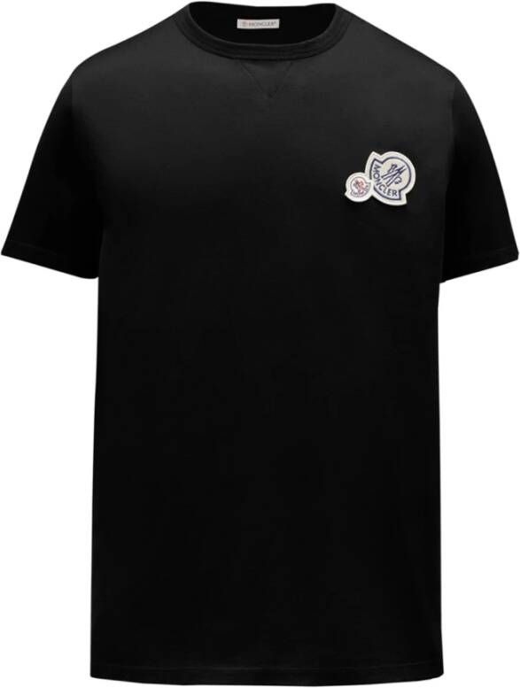 Moncler T-shirt Zwart Heren