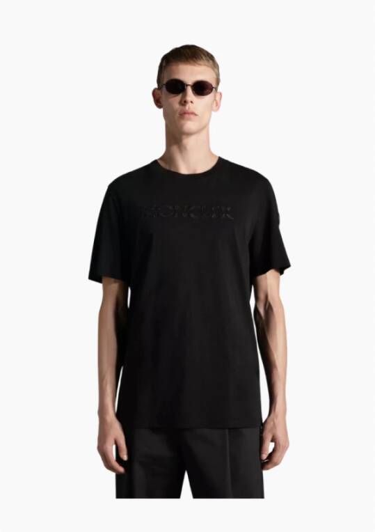 Moncler T-shirt Zwart Heren