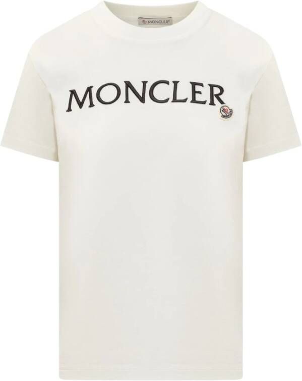 Moncler T-shirt en Polo Collectie White Dames