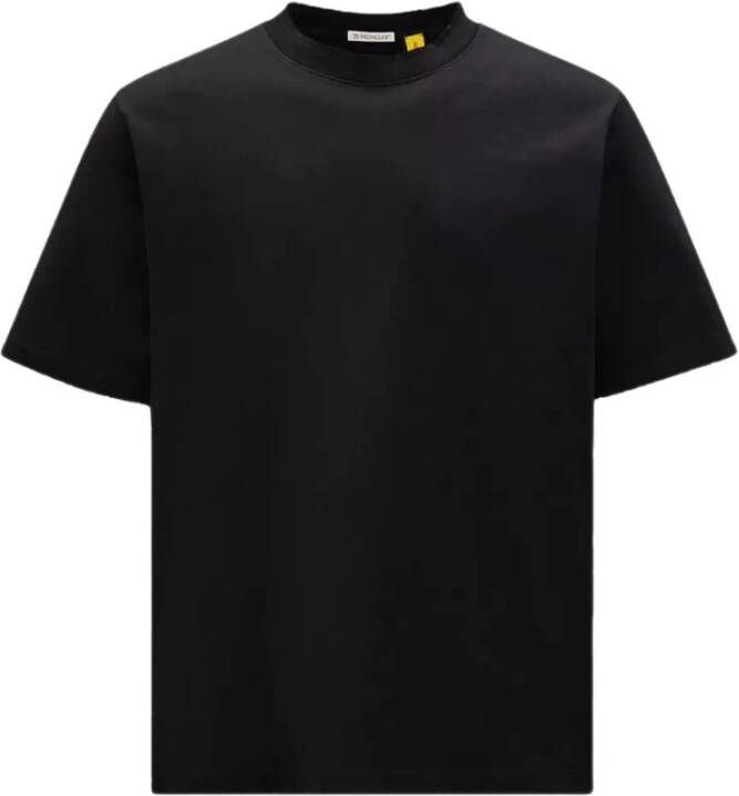 Moncler T-Shirts Black Heren