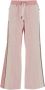 Moncler Trendy Wide Leg Track Pants Roze Dames - Thumbnail 1