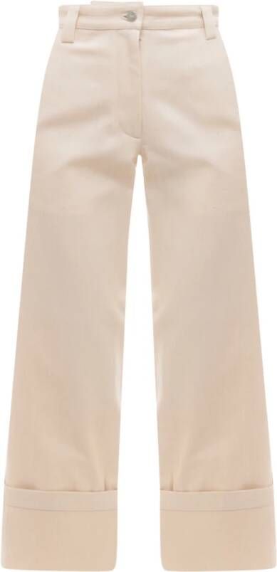 Moncler Trousers Beige Dames