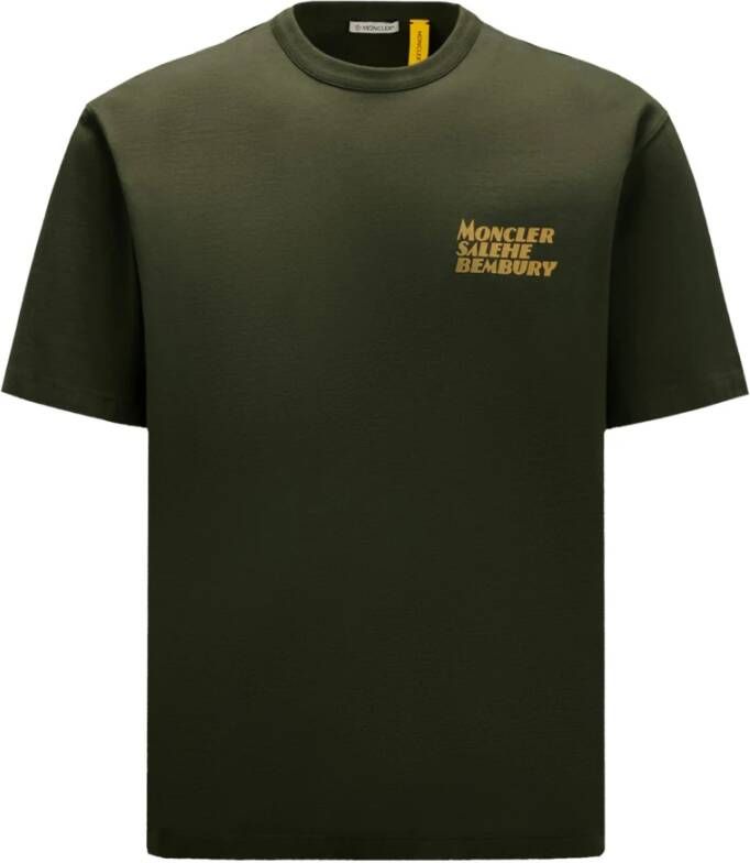 Moncler Upgrade je casual garderobe met deze 5 Bembury katoenen T-shirt voor heren Groen Heren