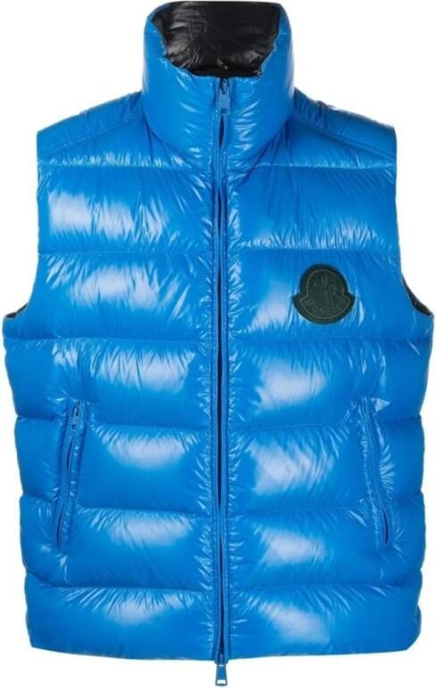 Moncler Vest Blauw Heren