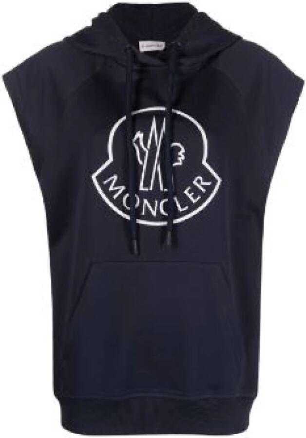 Moncler Vests Blauw Dames