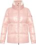 Moncler Gewatteerde jas met hoge kraag Pink Dames - Thumbnail 1