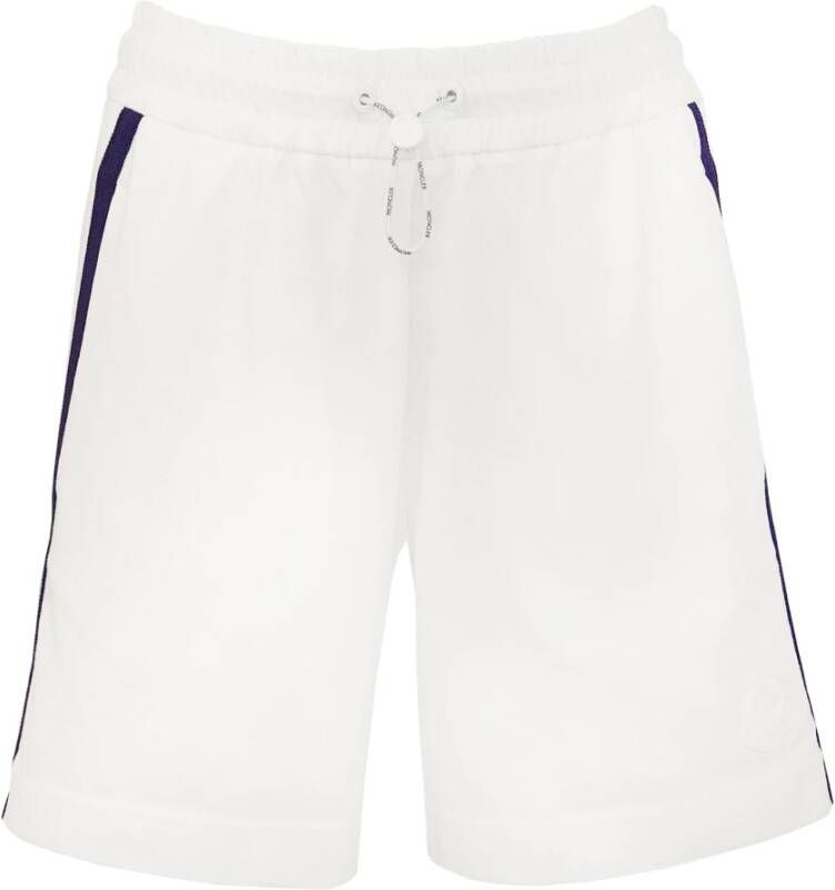 Moncler Witte Zomer Shorts voor Mannen White Heren