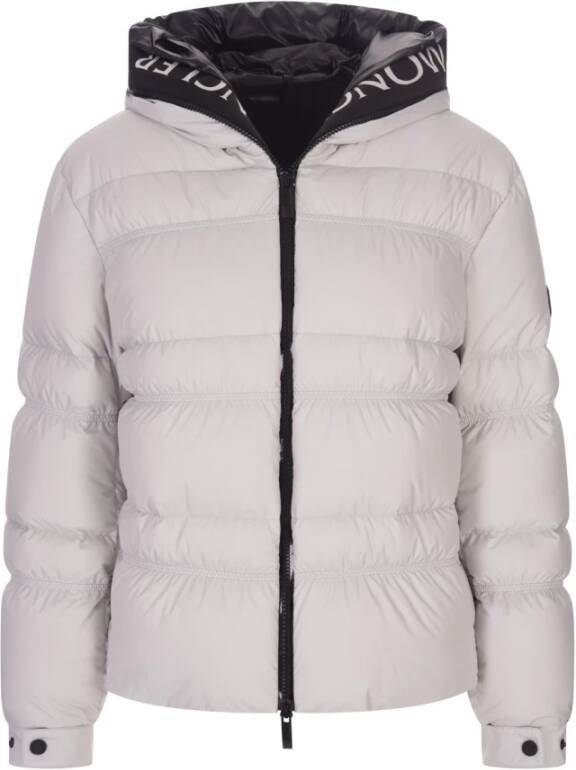 Moncler Yser Korte Donsjas Grijs Gray Dames